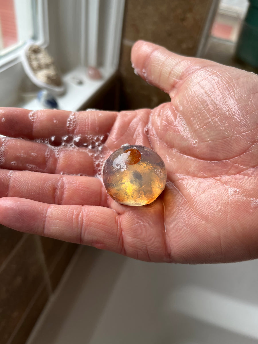 Sacral Crystal Ball Herb Soap