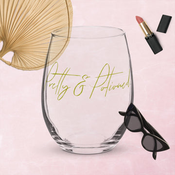 Pretty & Potioned Stemless Wine Glass