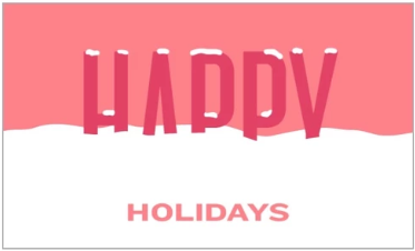 Holiday Themed E-Gift Cards
